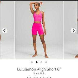 ❌ Sold ❌ Lululemon align shorts